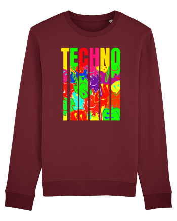 Techno Music Lover  Burgundy
