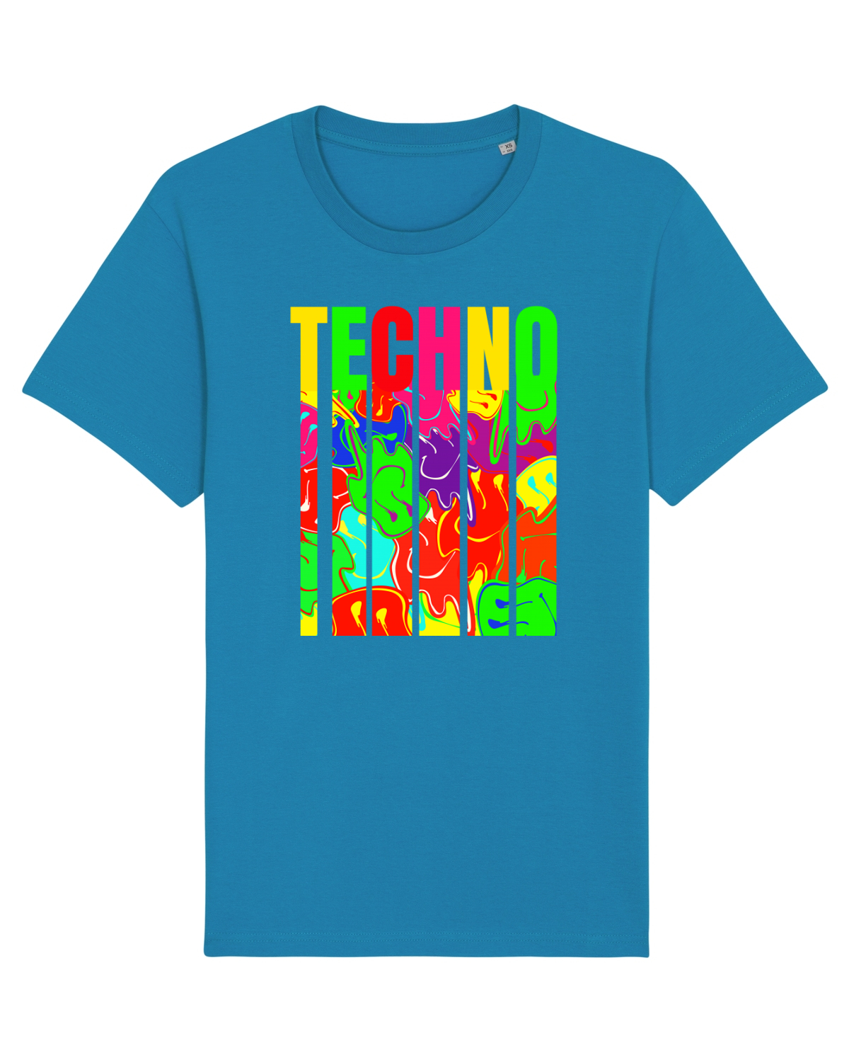 Tricou mânecă scurtă Unisex Rocker Azur