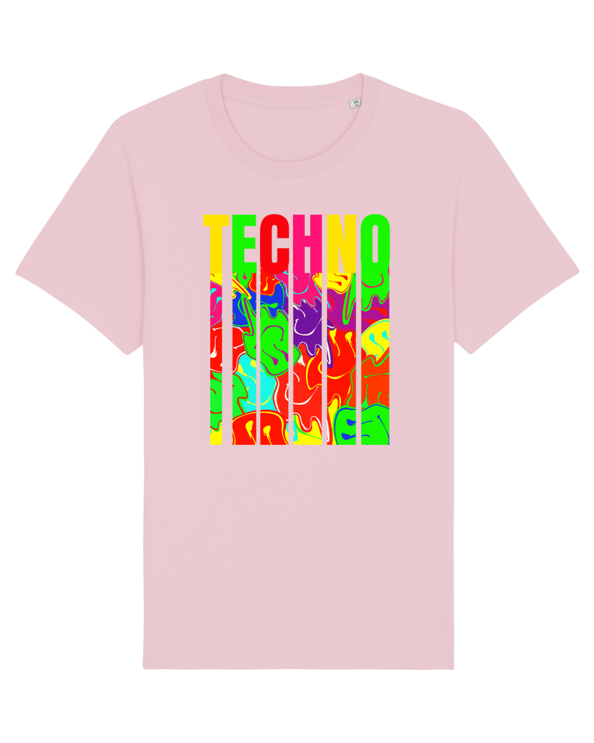 Tricou mânecă scurtă Unisex Rocker Cotton Pink