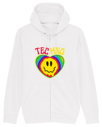Techno Music Lover  White
