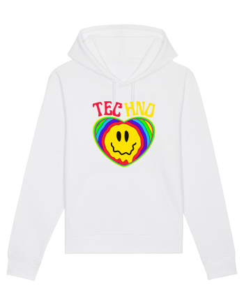 Techno Music Lover  White