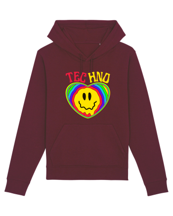 Techno Music Lover  Burgundy