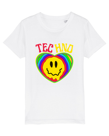 Techno Music Lover  White