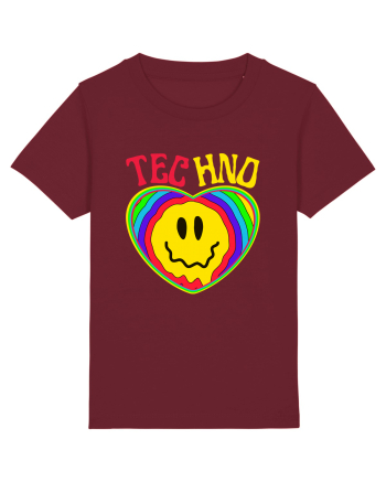 Techno Music Lover  Burgundy