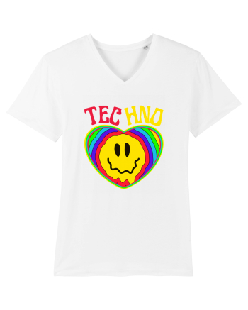 Techno Music Lover  White