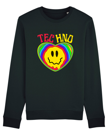 Techno Music Lover  Black