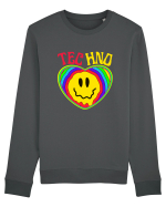 Techno Music Lover  Bluză mânecă lungă Unisex Rise