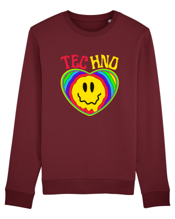 Techno Music Lover  Burgundy