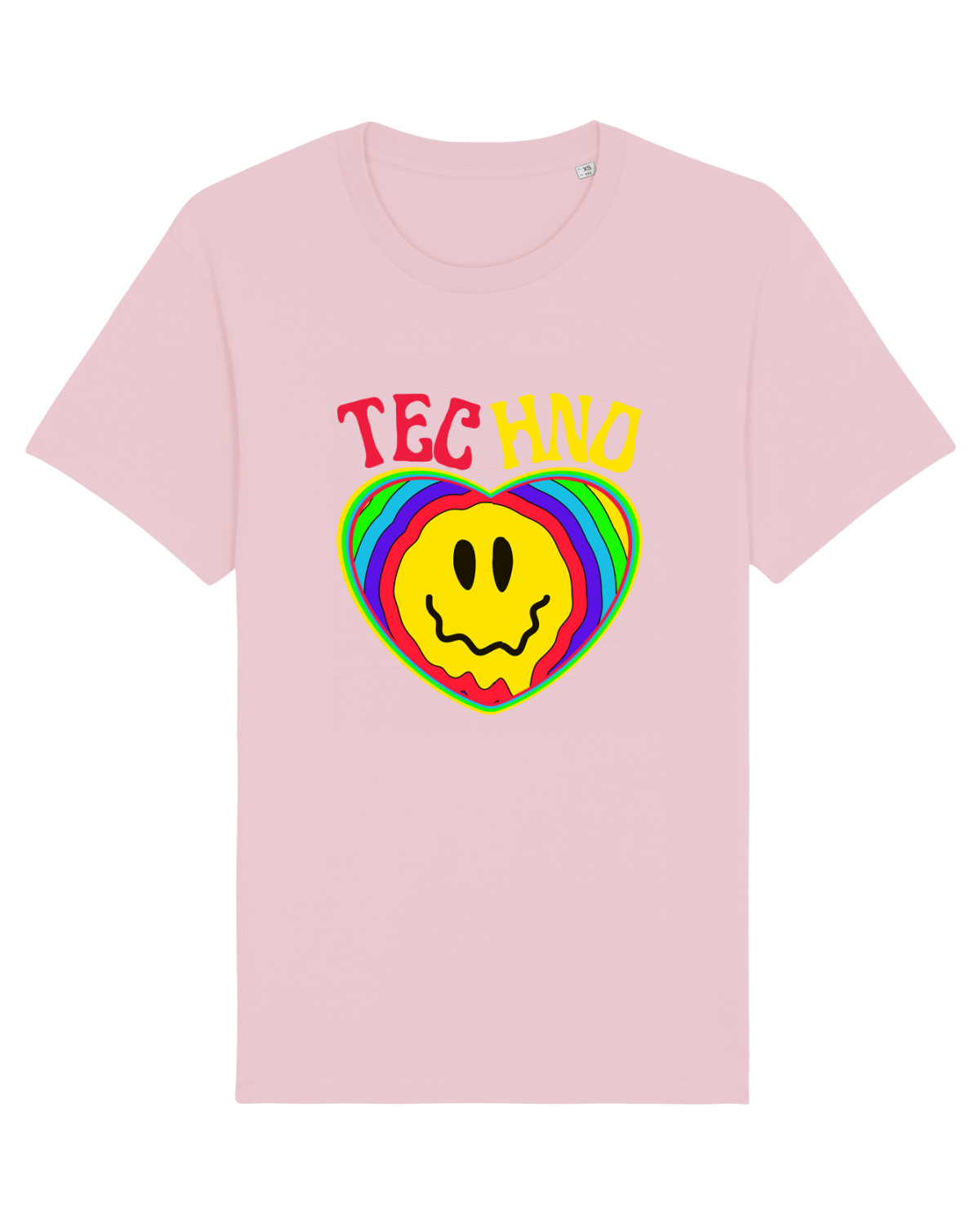 Tricou mânecă scurtă Unisex Rocker Cotton Pink
