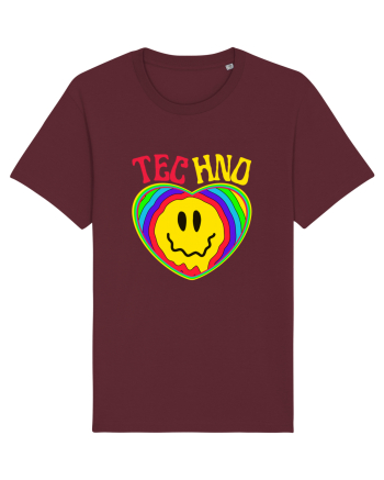 Techno Music Lover  Burgundy