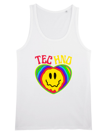 Techno Music Lover  White