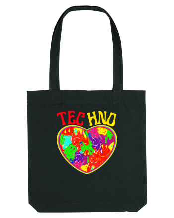 Techno Music Lover  Black