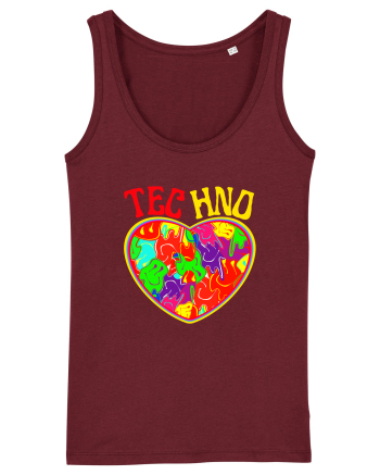 Techno Music Lover  Burgundy