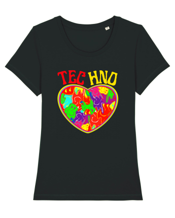 Techno Music Lover  Black