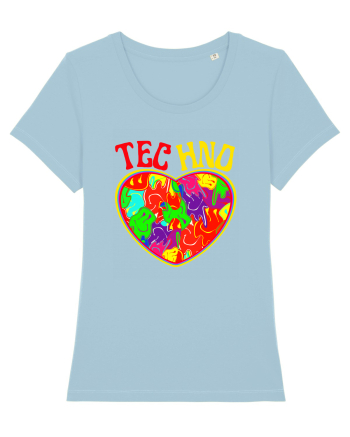 Techno Music Lover  Sky Blue