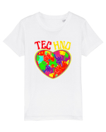 Techno Music Lover  Tricou mânecă scurtă  Copii Mini Creator