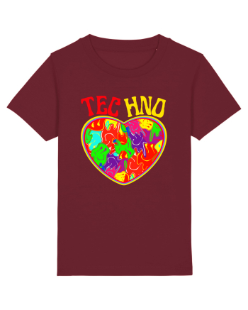 Techno Music Lover  Burgundy