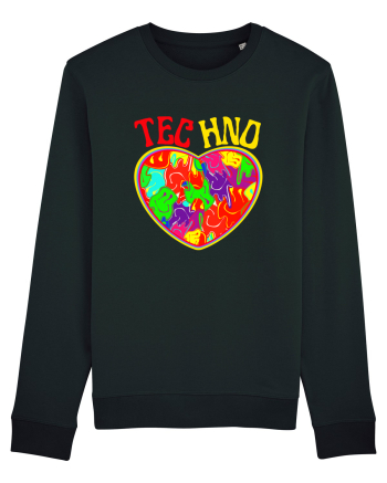 Techno Music Lover  Black
