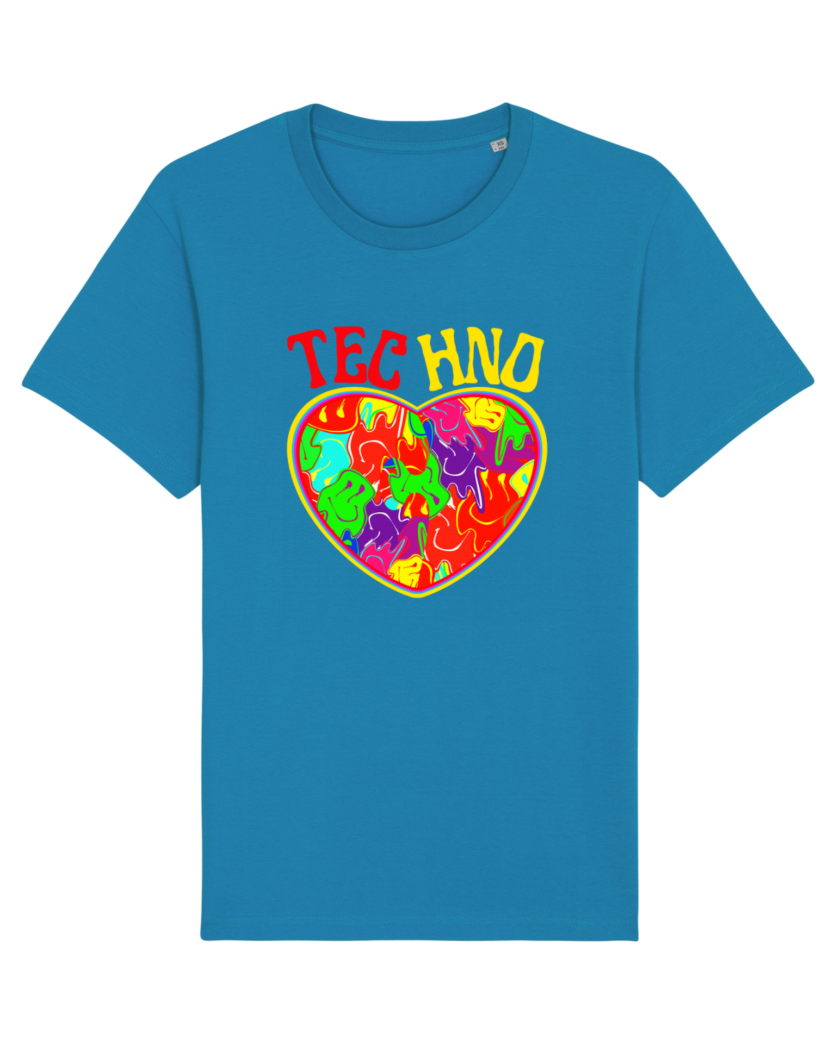 Tricou mânecă scurtă Unisex Rocker Azur