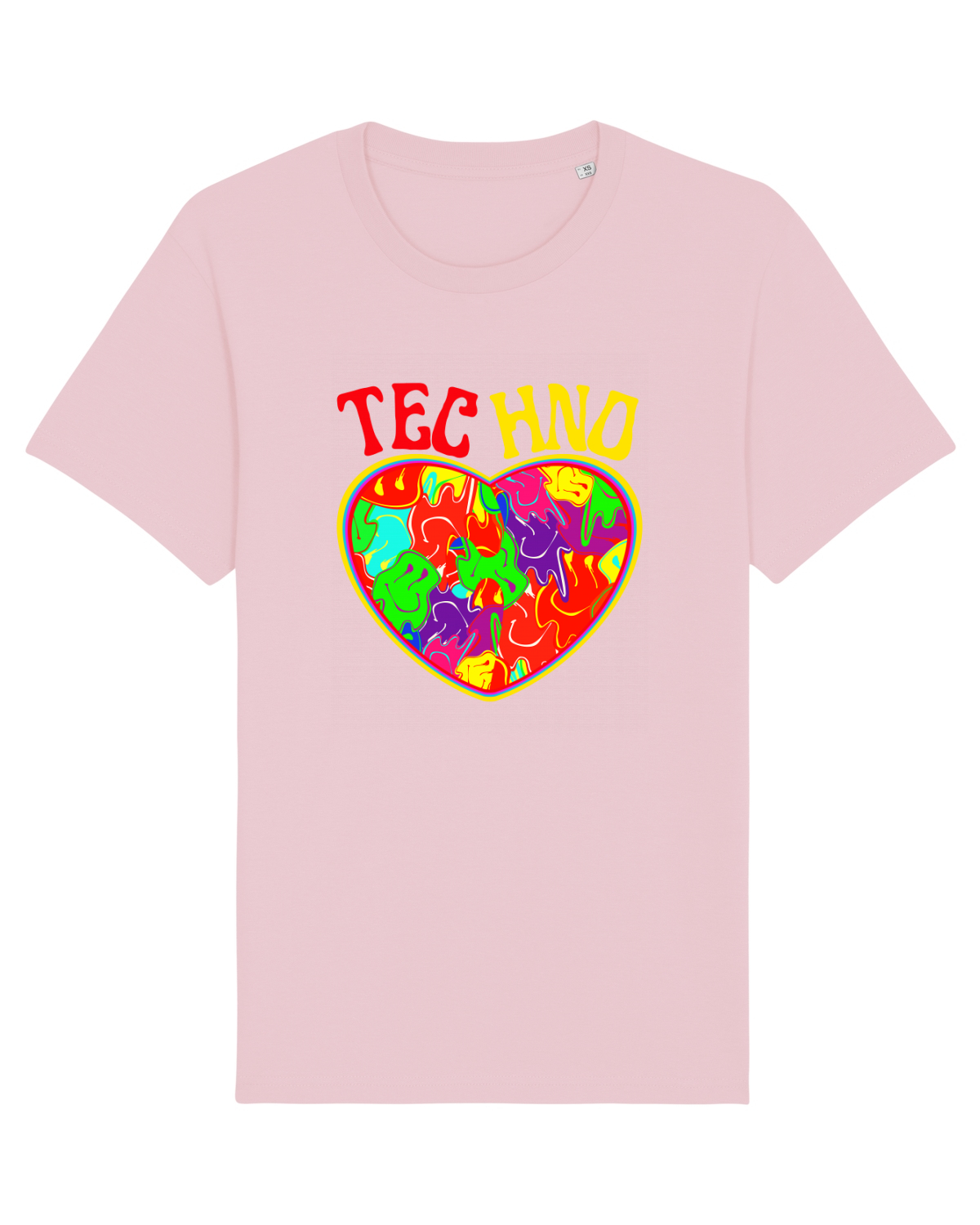 Tricou mânecă scurtă Unisex Rocker Cotton Pink