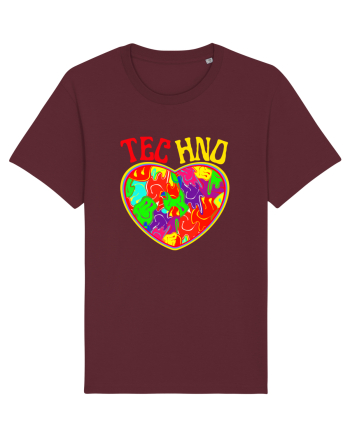Techno Music Lover  Burgundy
