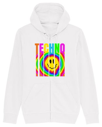 Techno Music Lover  White