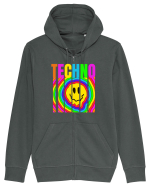 Techno Music Lover  Hanorac cu fermoar Unisex Connector