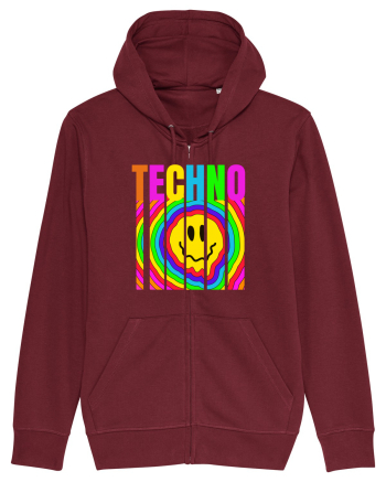 Techno Music Lover  Burgundy