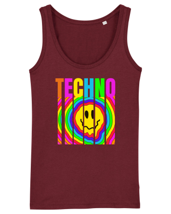 Techno Music Lover  Burgundy
