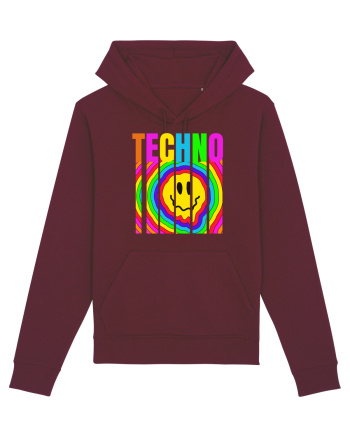 Techno Music Lover  Burgundy