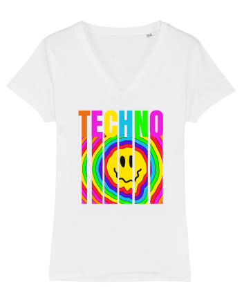Techno Music Lover  White