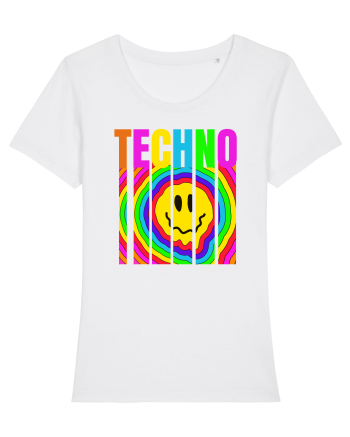 Techno Music Lover  White