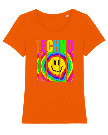 Techno Music Lover  Bright Orange
