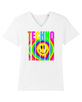Techno Music Lover  White