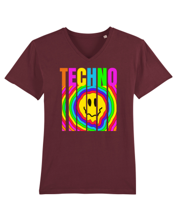 Techno Music Lover  Burgundy