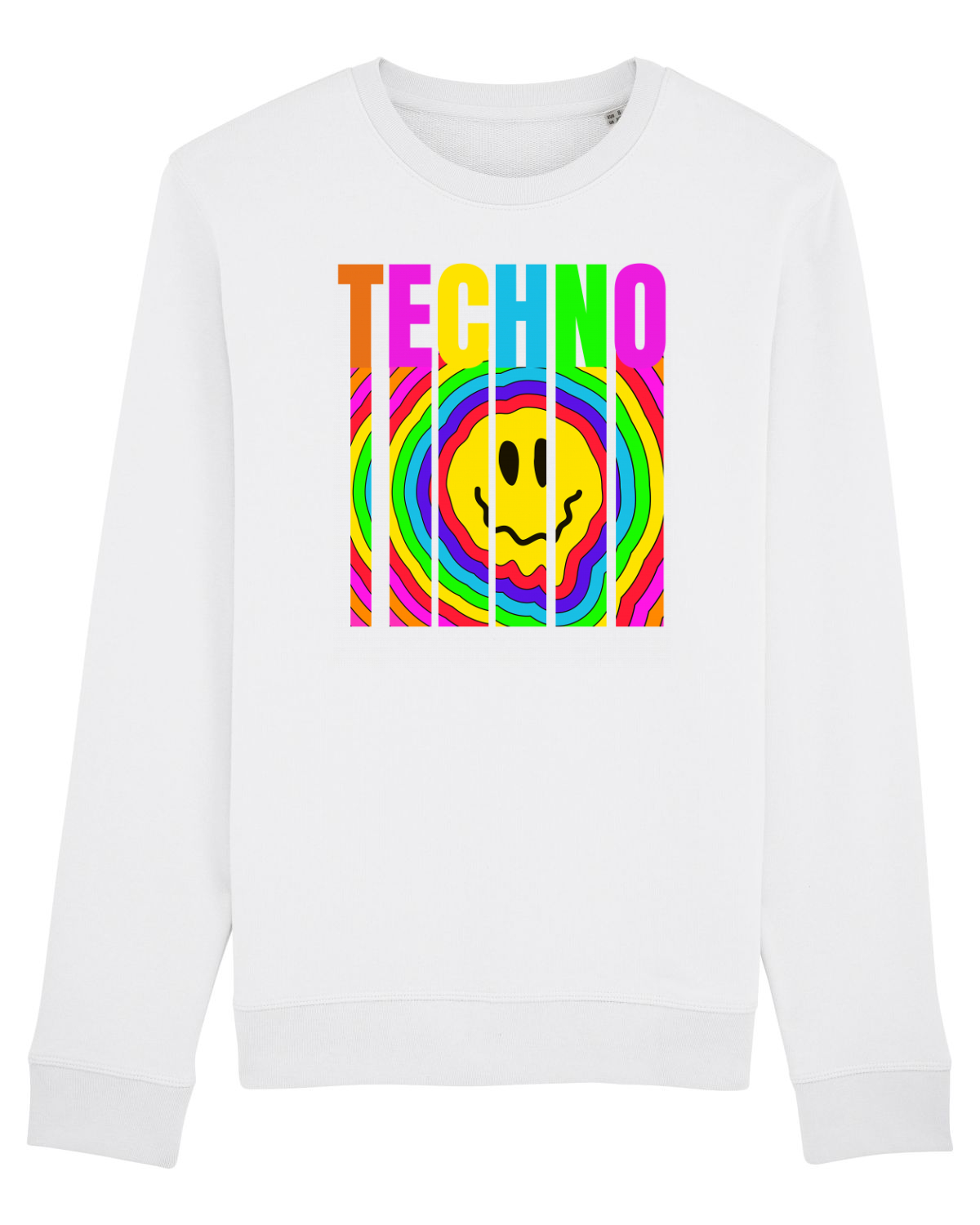 Bluză mânecă lungă Unisex Rise White