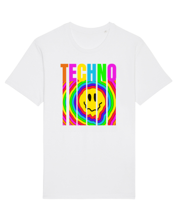 Techno Music Lover  White
