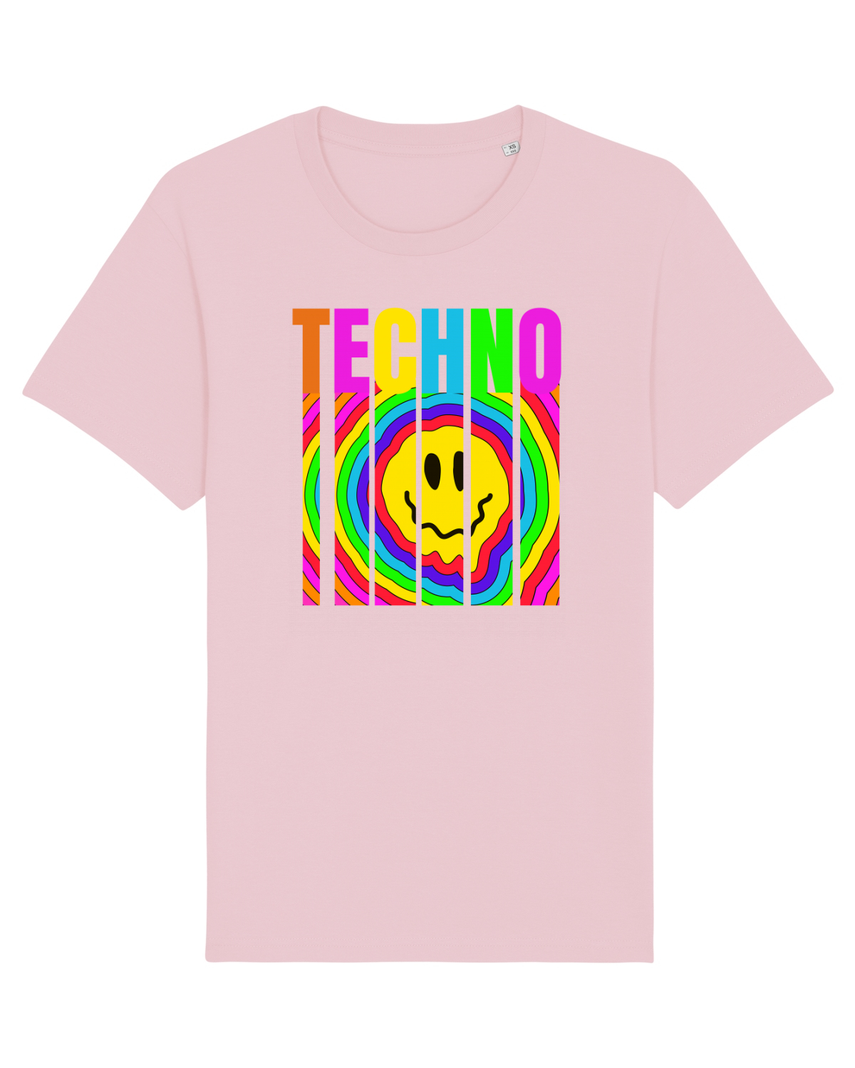 Tricou mânecă scurtă Unisex Rocker Cotton Pink
