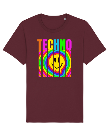 Techno Music Lover  Burgundy