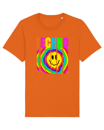 Techno Music Lover  Bright Orange