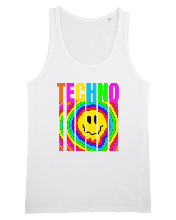 Techno Music Lover  White