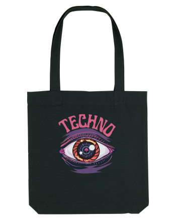 Techno Music Lover  Black