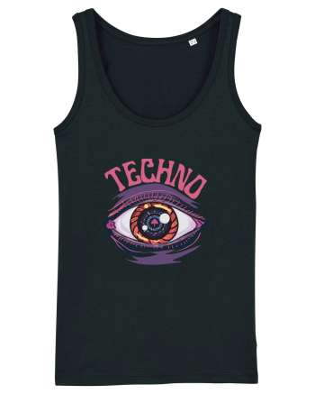 Techno Music Lover  Black