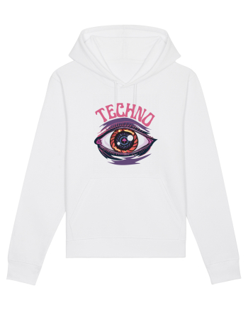Techno Music Lover  White