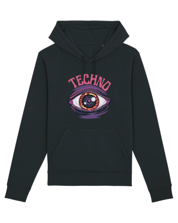 Techno Music Lover  Black