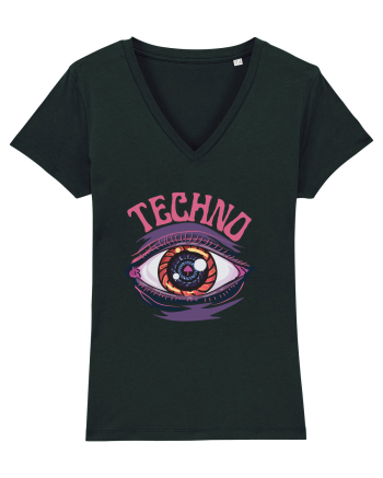 Techno Music Lover  Black