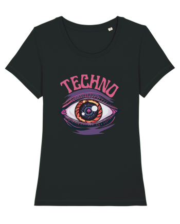 Techno Music Lover  Black