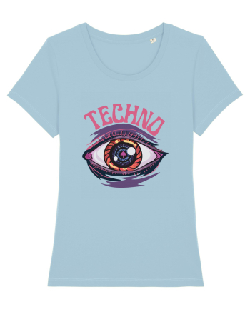 Techno Music Lover  Sky Blue