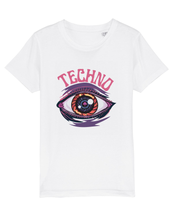 Techno Music Lover  White