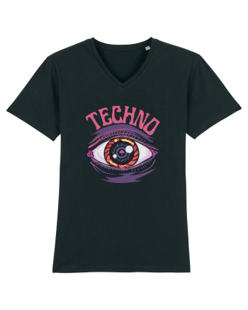 Techno Music Lover  Black